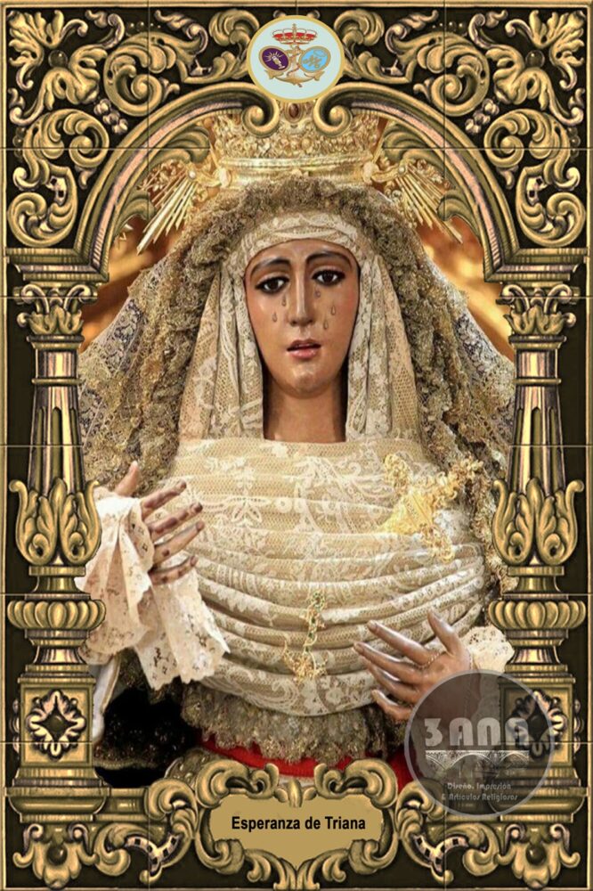 Azulejo cofrade Esperanza de Triana