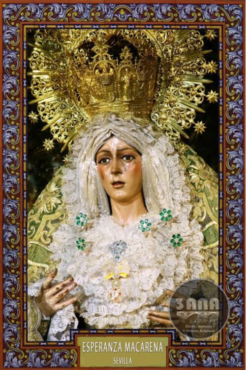 Azulejo virgen esperanza macarena