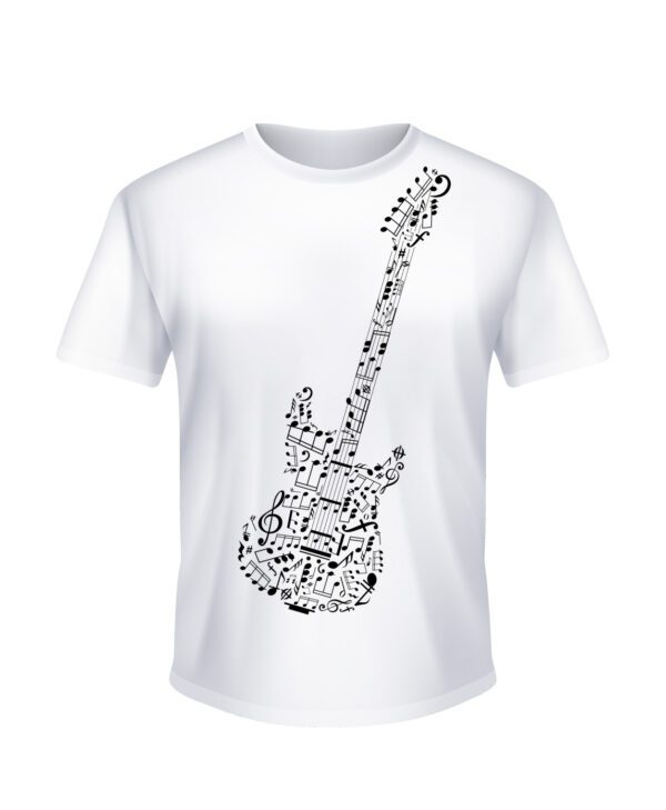 camiseta personalizada guitarra