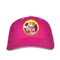 gorra niña mario bros peach