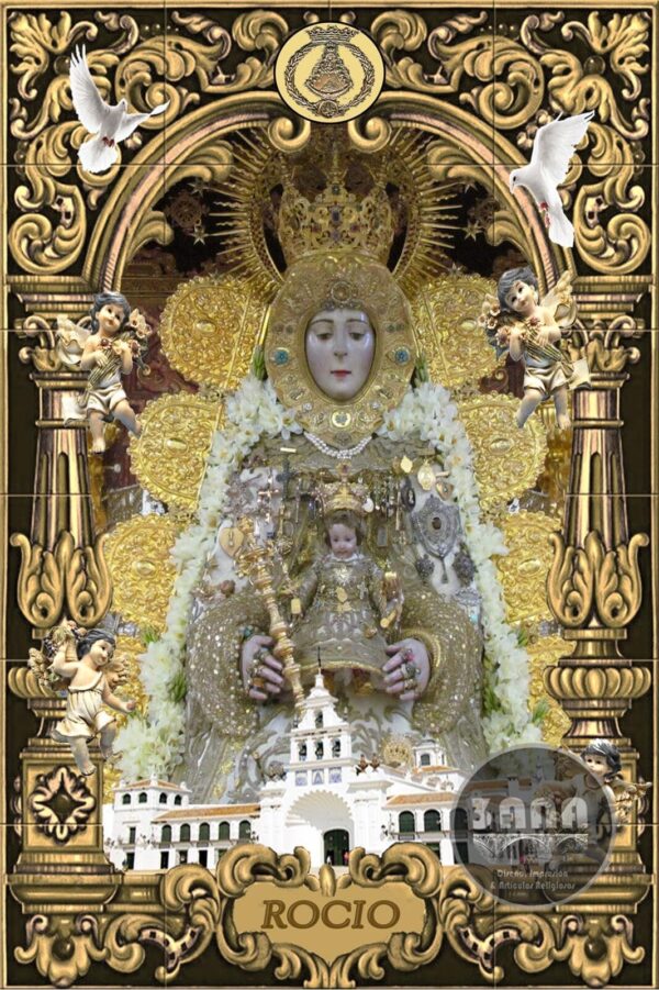Azulejo Virgen del Rocío Incomparable
