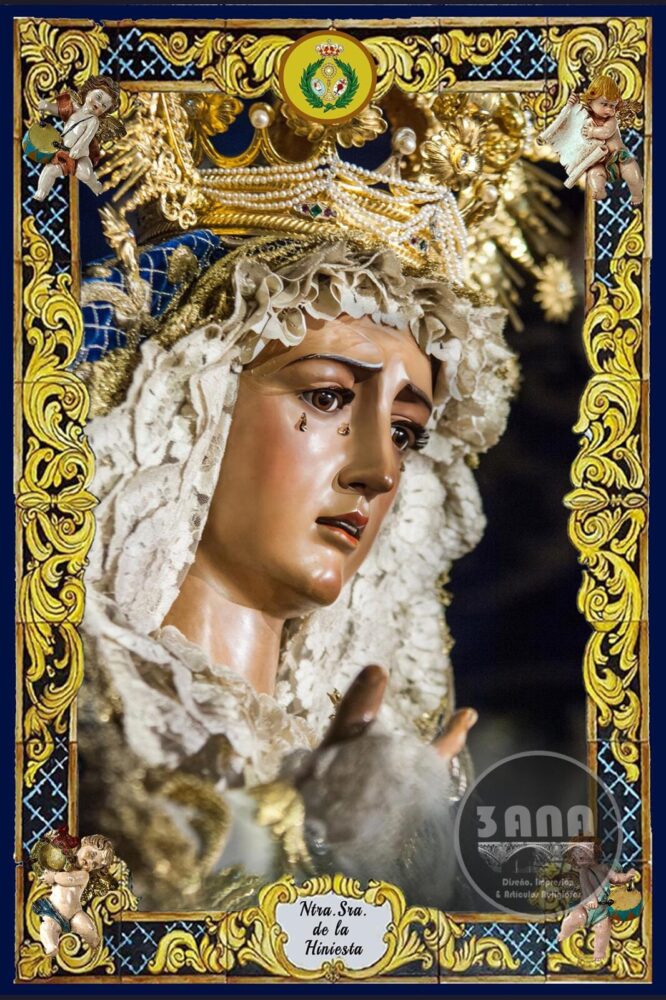 Azulejo virgen de la hiniesta Sevilla