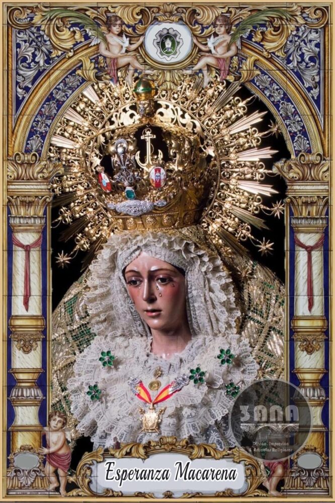 Azulejo esperanza de la macarena