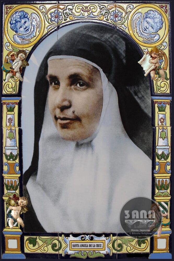 Azulejo de Sor Ángela de la Cruz