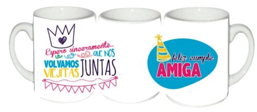 Taza Cumpleaños blanca