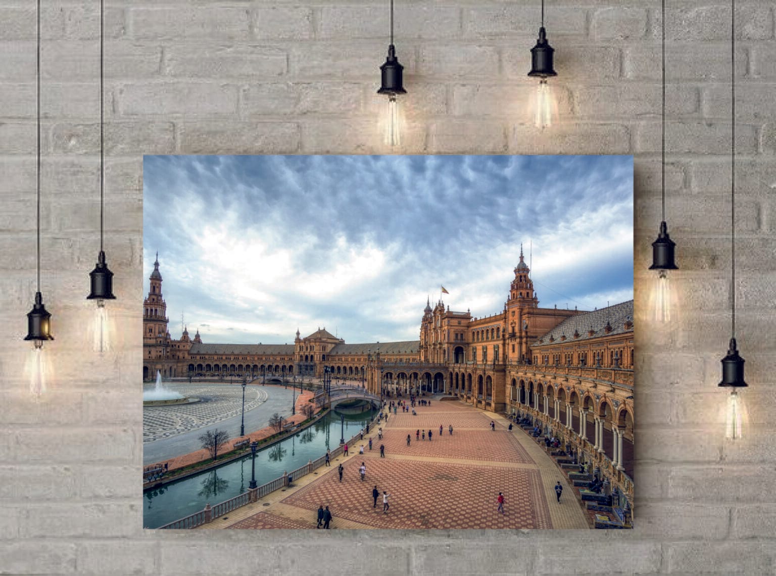 Lienzo Plaza España Sevilla0 (0)
