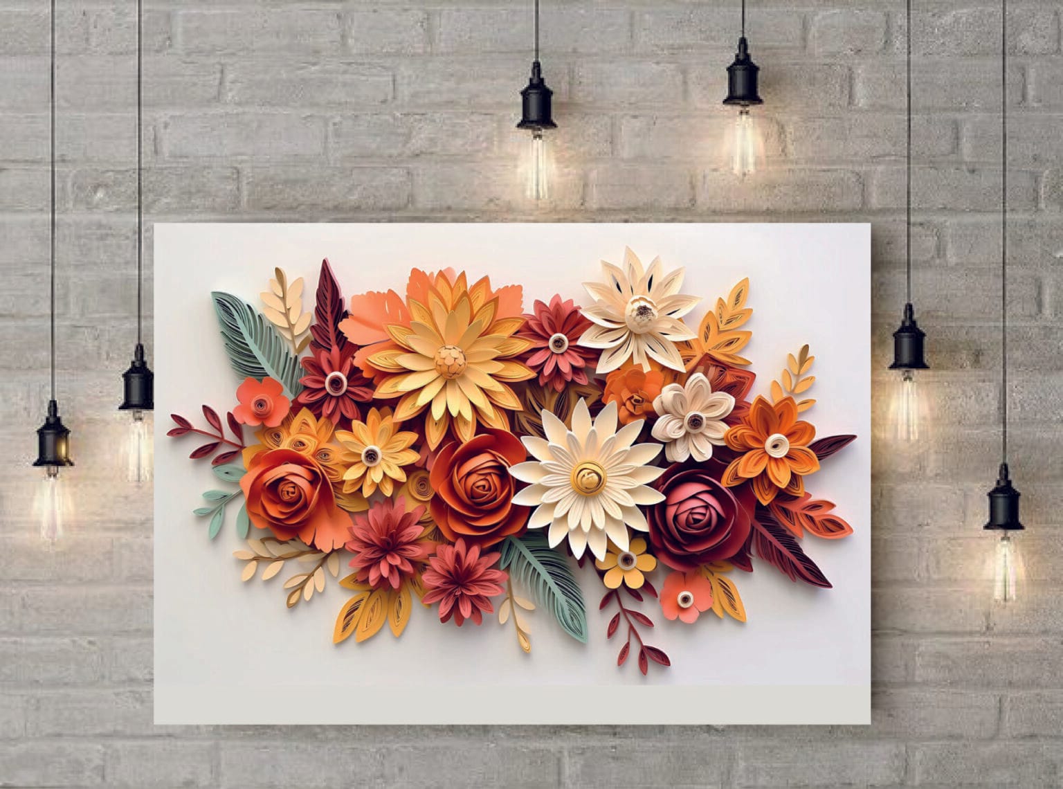 Lienzo flores artístico0 (0)