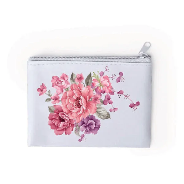 Monedero de Flores polipiel