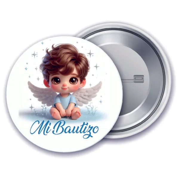 chapa bautizo Angel