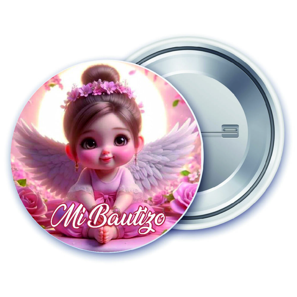 Chapa bautizo Ángel moño0 (0)