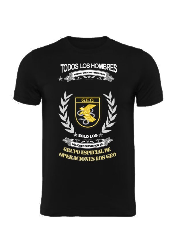 camiseta grupo especial de operaciones los geos