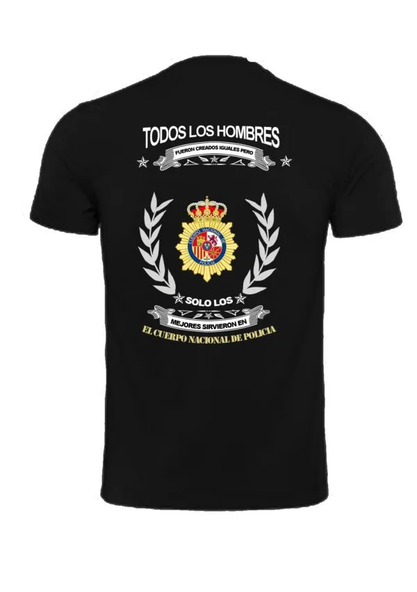 Camiseta cuerpo nacional de policía