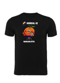 camiseta naranjito negra