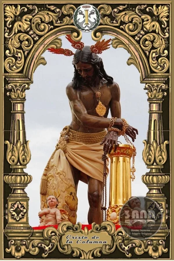 azulejo cristo columna Malaga
