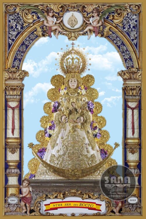azulejo Virgen del Rocío España