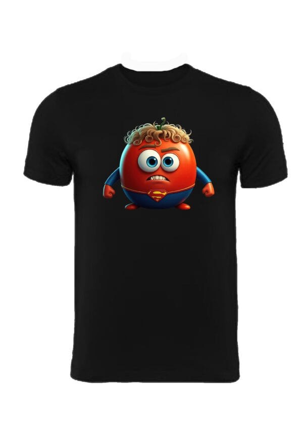 Camiseta divertida tomate Superman