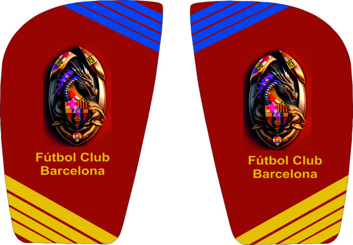 Espinilleras futbol club Barcelona