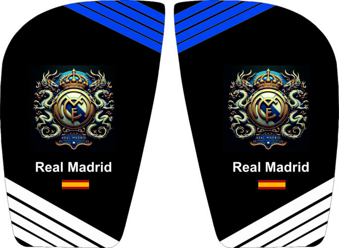 Espinilleras real Madrid dragón