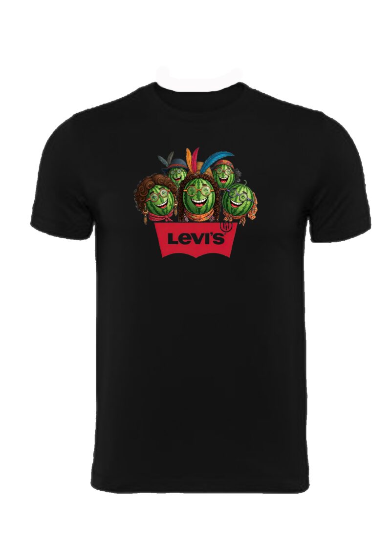 camiseta levis sandia divertida