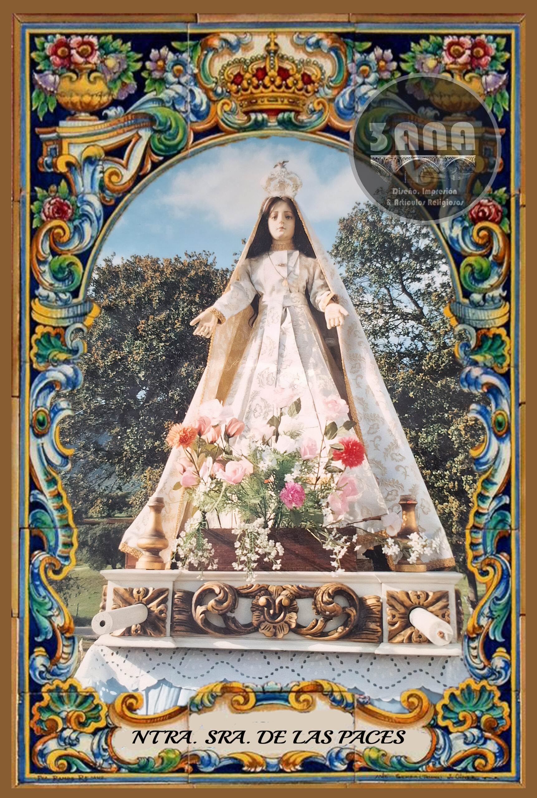 azulejo Ntra Sra de las paces