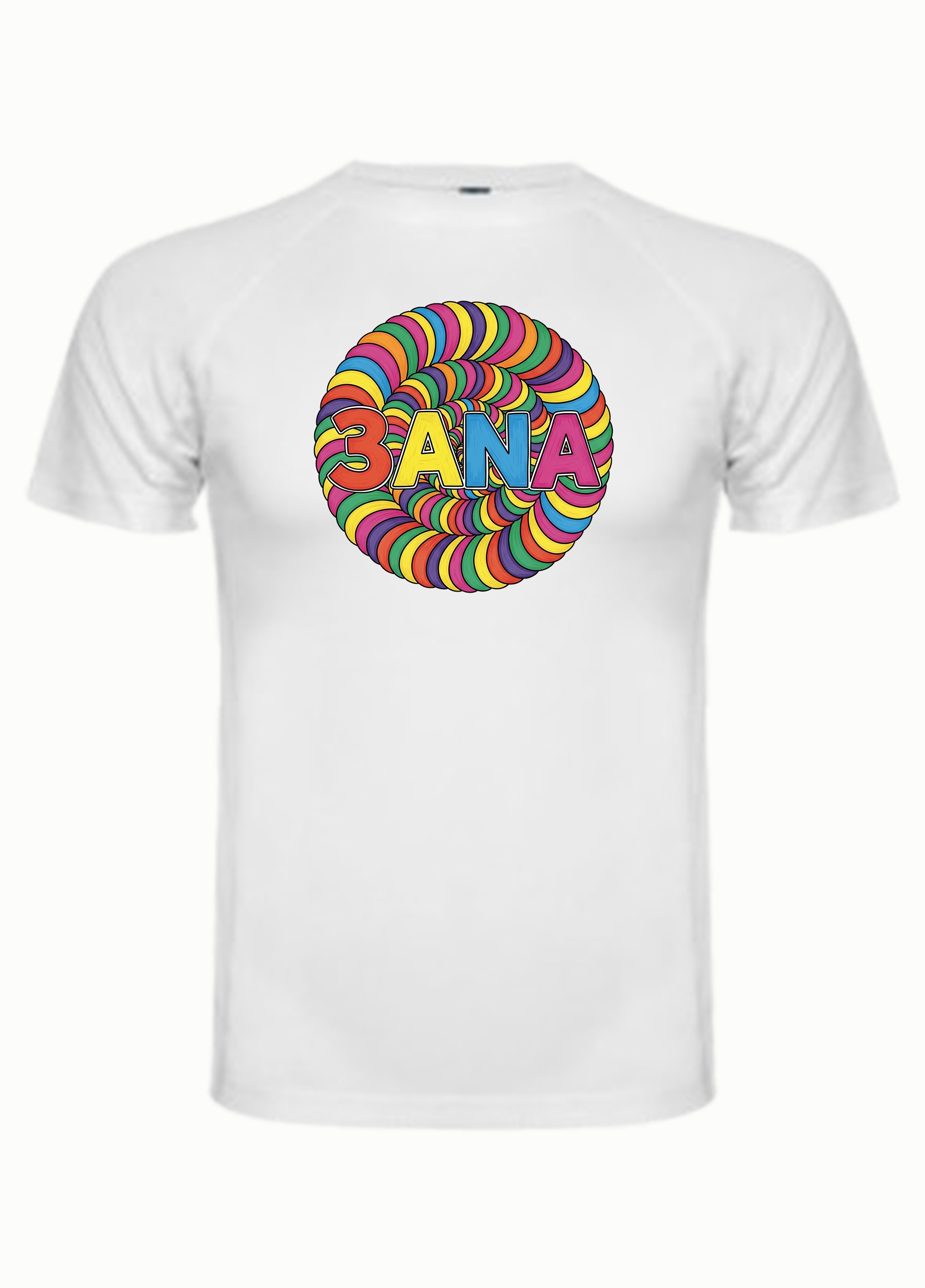 camiseta 3ana circulo color