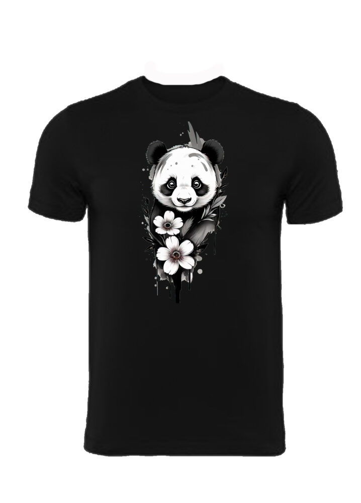 camiseta oso flores