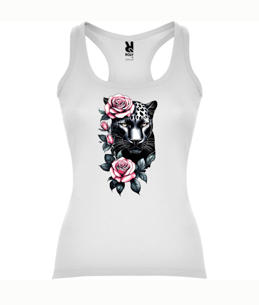 camiseta tirantas pantera con rosa0 (0)
