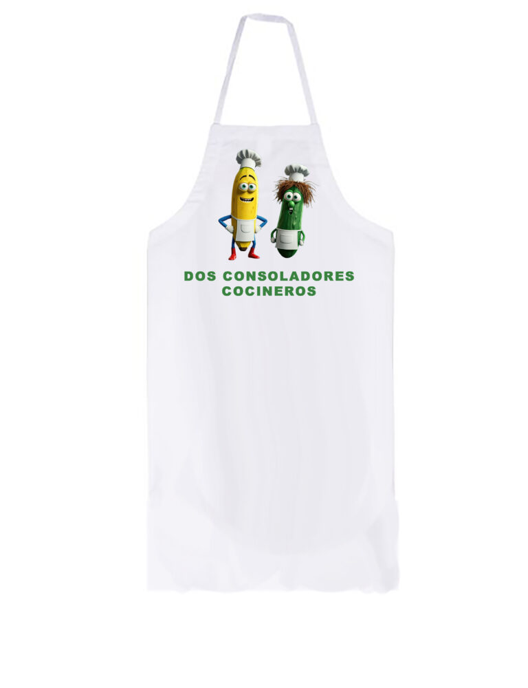 Mandil dos consoladores cocineros
