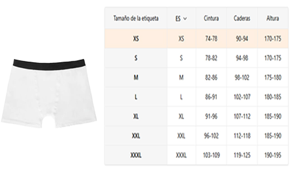 Calzoncillos bóxer personalizables