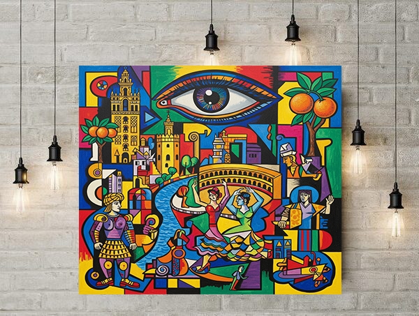 Lienzo Sevilla Picasso