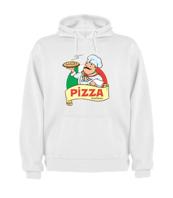 Sudadera capucha pizzero Italiano