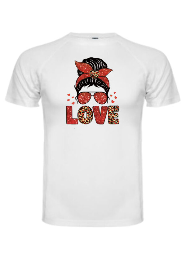 camiseta love diseñada